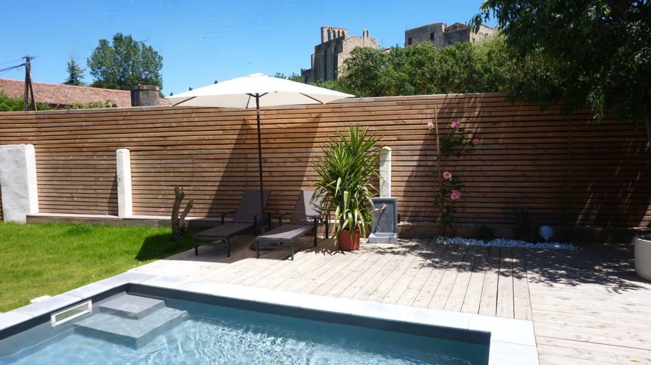 La Domitia - Maison D'Hotes, Massages & Bien-Etre Montbazin Exteriör bild